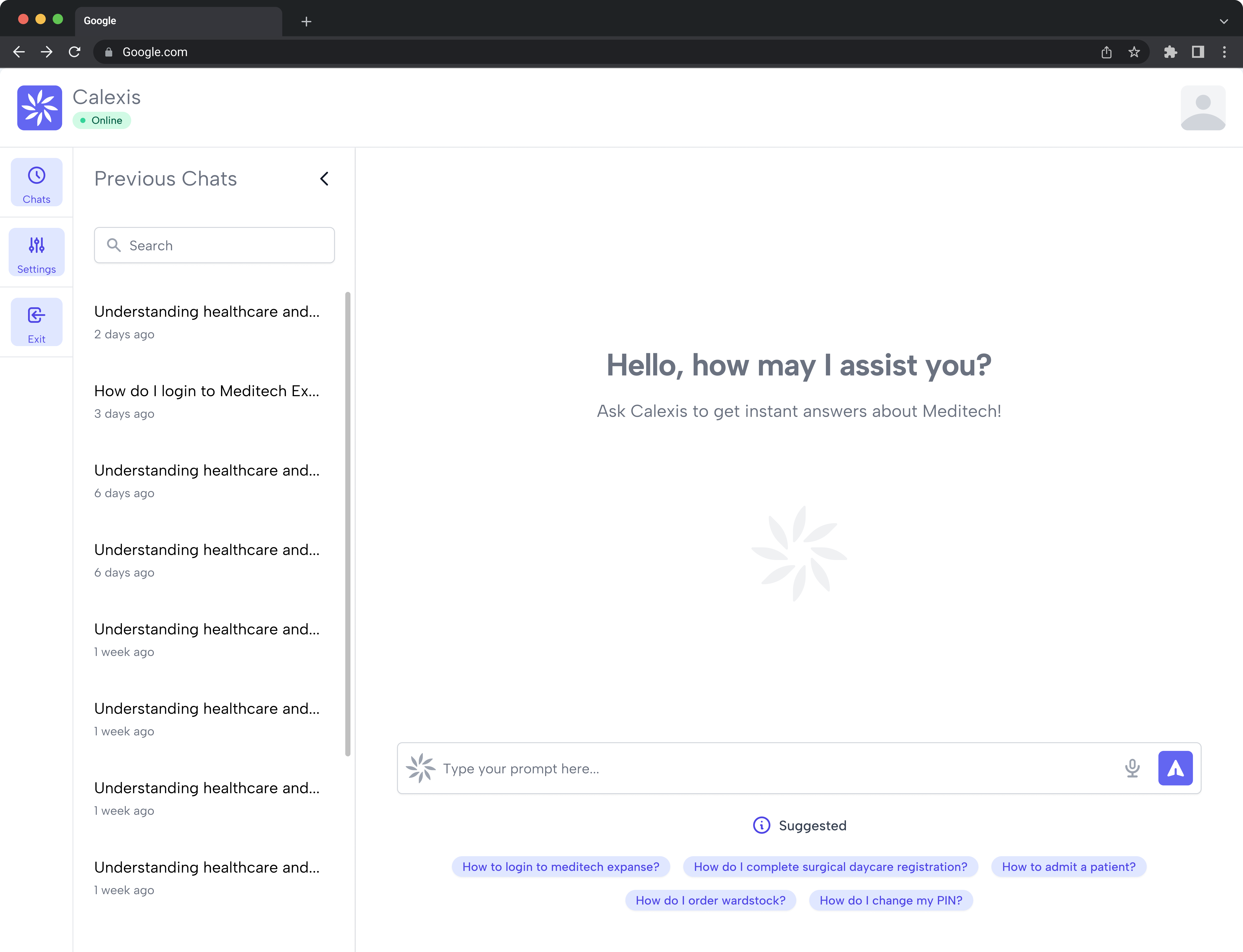 Calexis Chatbot - Image 2