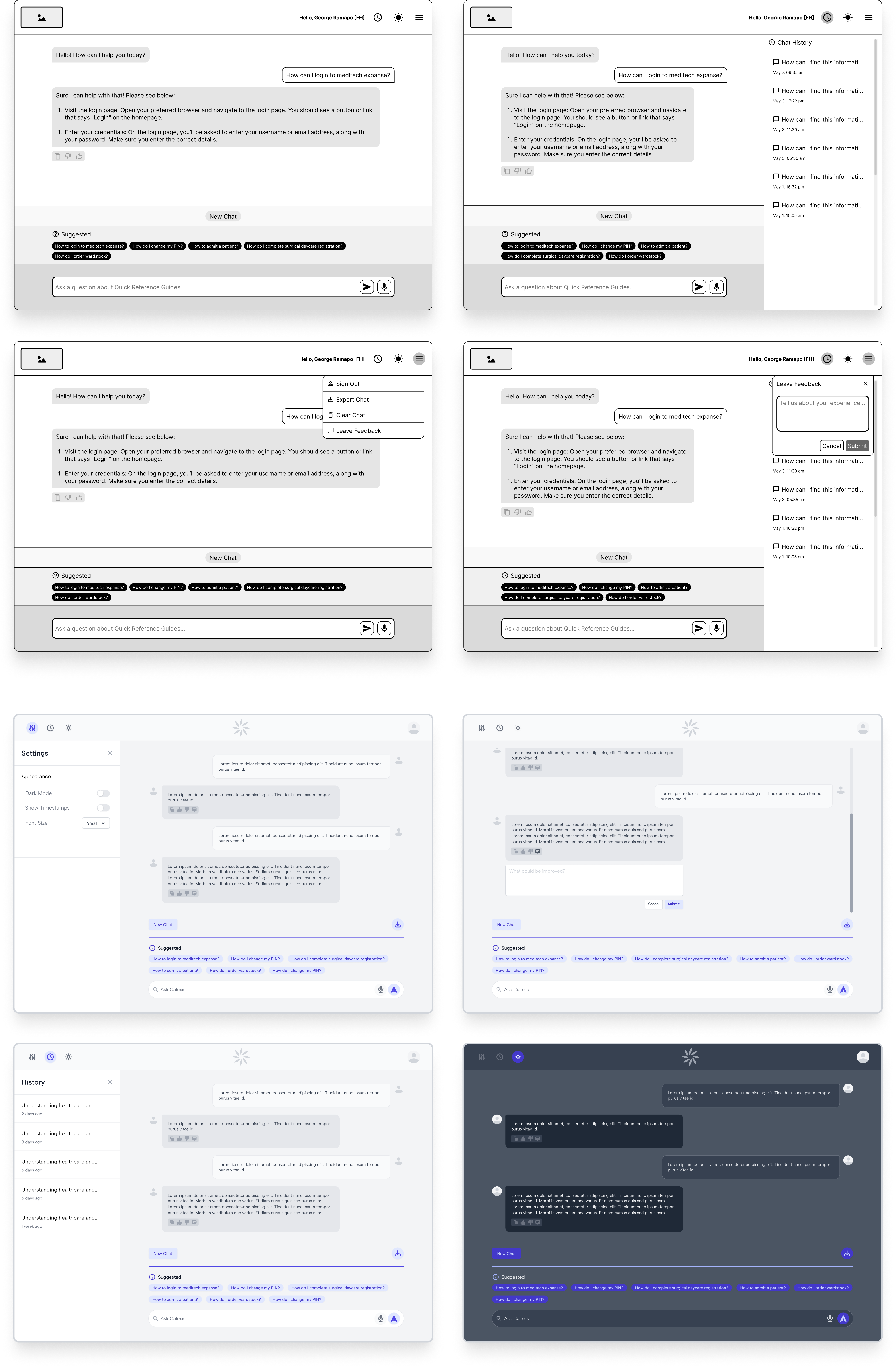 Improved high-fidelity designs